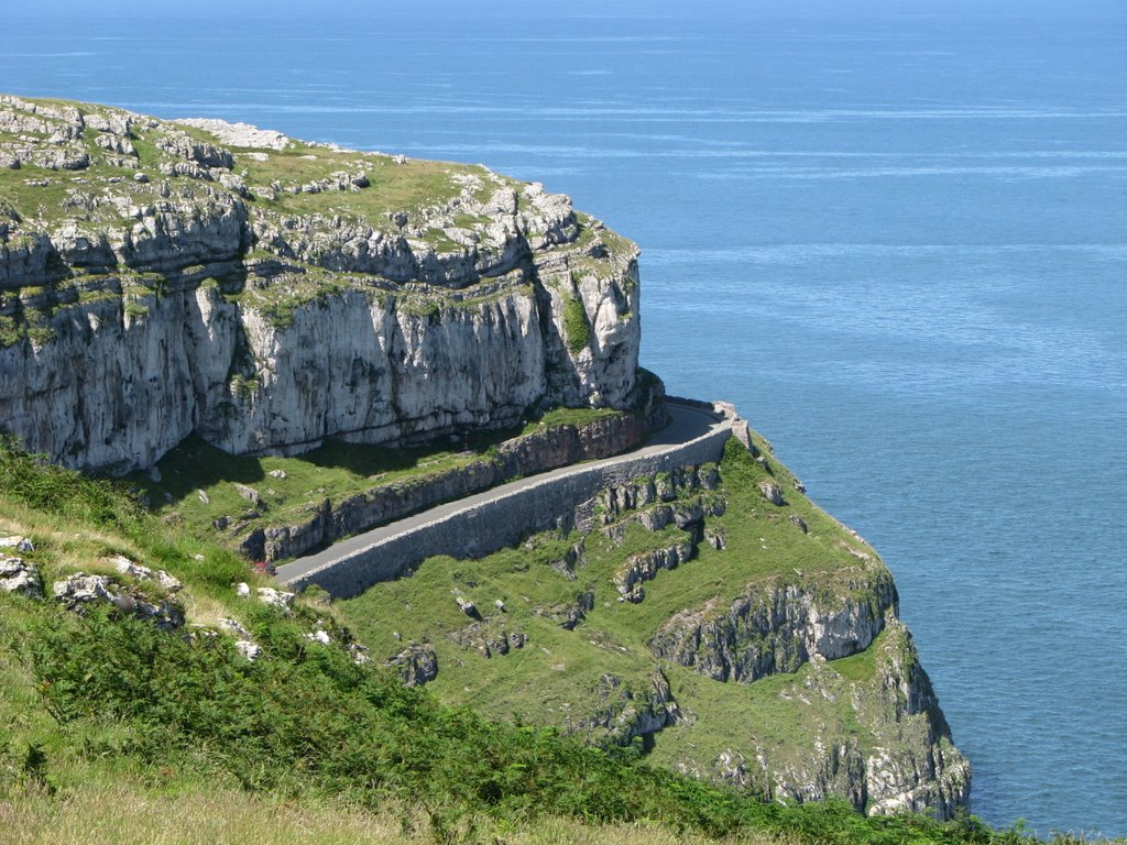 Nice view of sea and hill by Fayyaz Ahmad