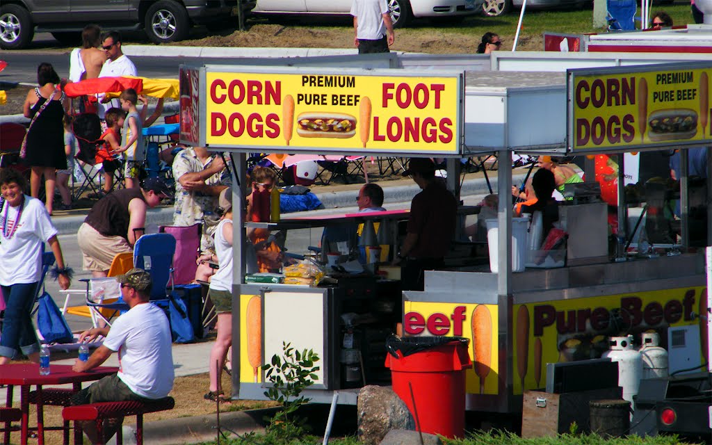 Corn Dogs - Foot Longs, Independence Day, Forest Lake, Minnesota by © Tom Cooper