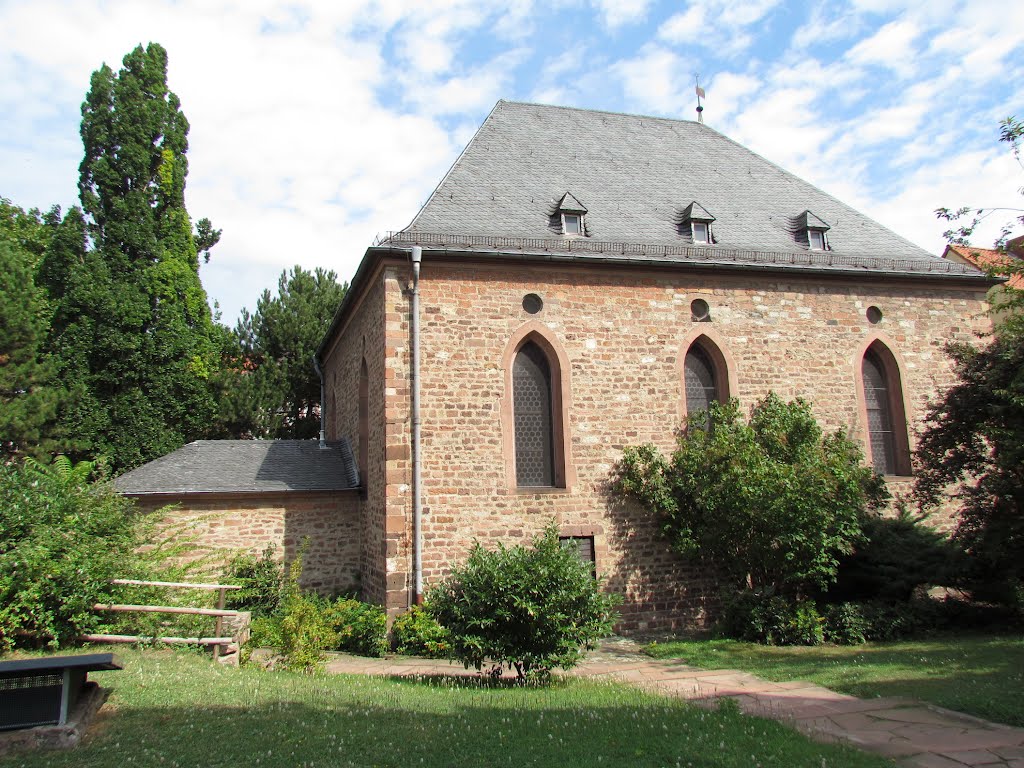 Worms, the synagogue, of the Jewish courtyard ,Germany by Kobi Zilberstein