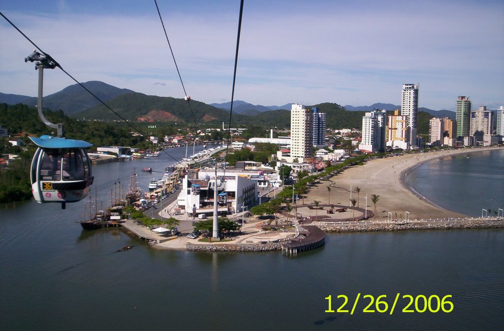 Vista da Barra Sul a partir do teleférico by prac