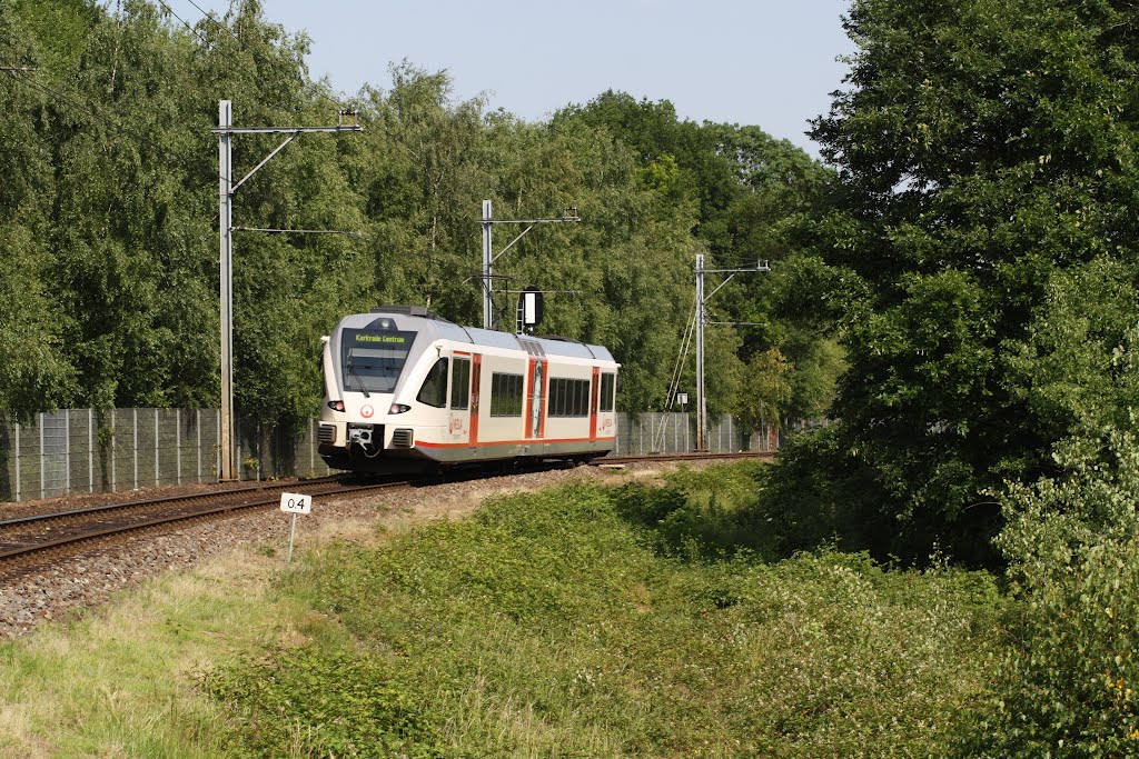 Trein richting Kerkrade. Schaesberg. by johnny45