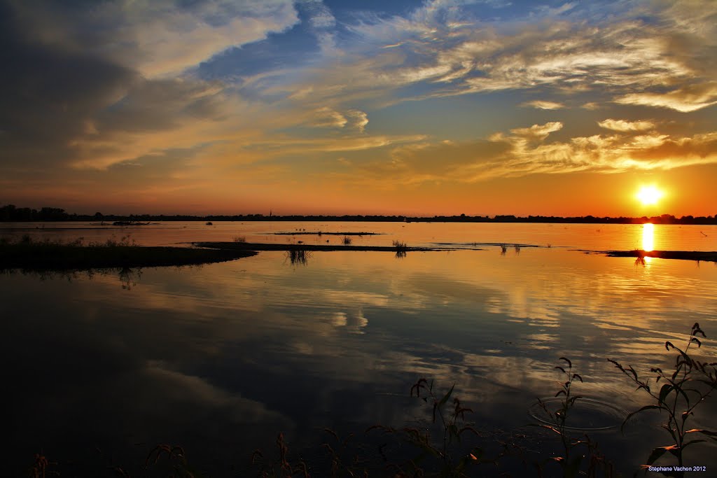 Sunset ,Bassin de Chambly,Stéphane Vachon by Stéphane Vachon