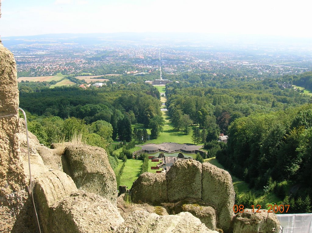 View of Kassel, Germany from the Oktagon by john K