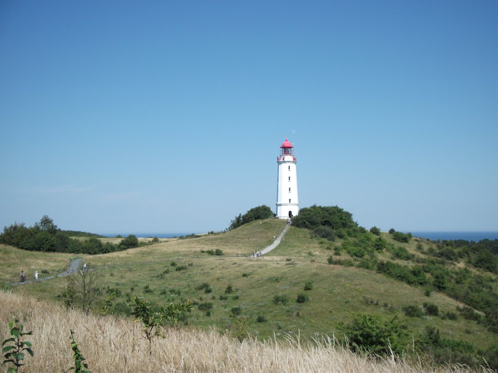 Immer wieder gerne fotografiert - Leuchtturm Hiddensee by der Dänholm grüßt