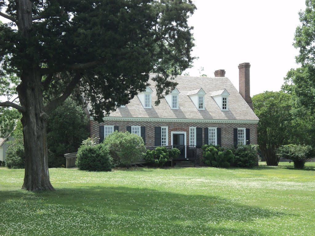 House at George Washington's Birthplace, VA by The Traveling...