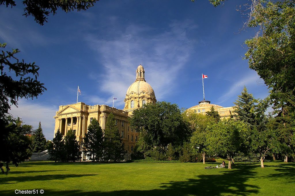 Edmonton AB, Canada; Alberta Legislature Building by Chester51