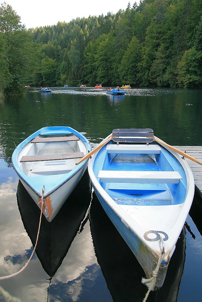 Freevision >>Boote am Schöngrundsee<< by freevision