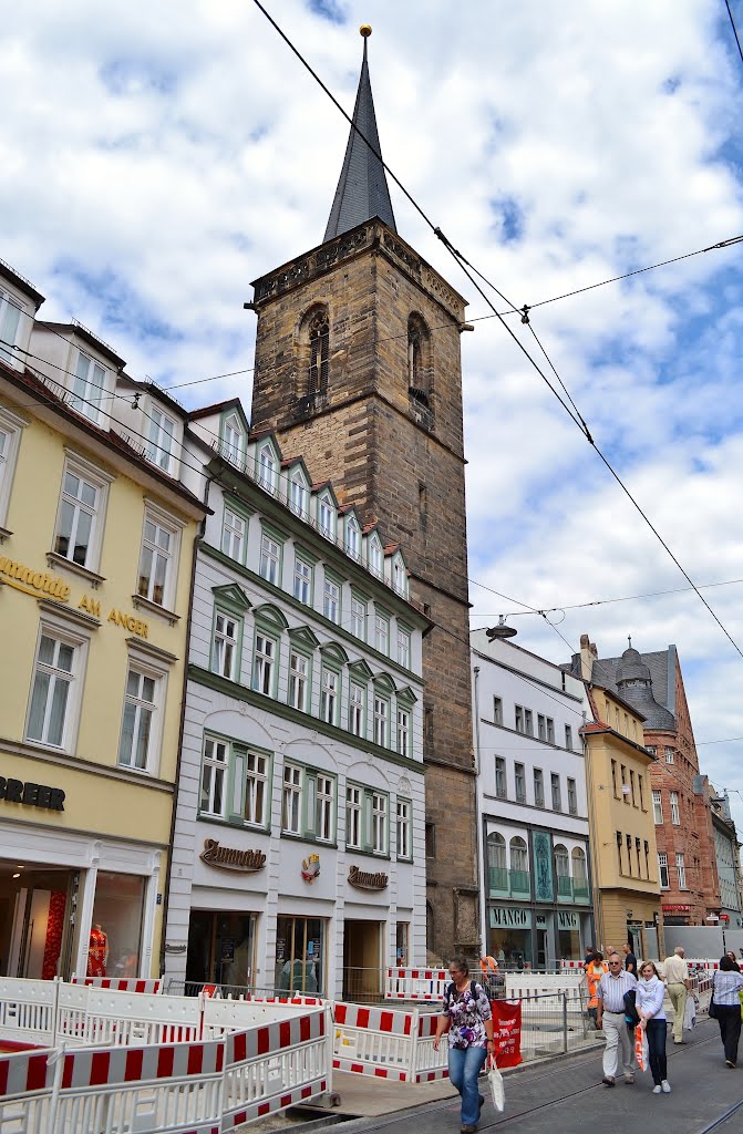 Erfurt - Kirchturm am Anger by Canadian Mike