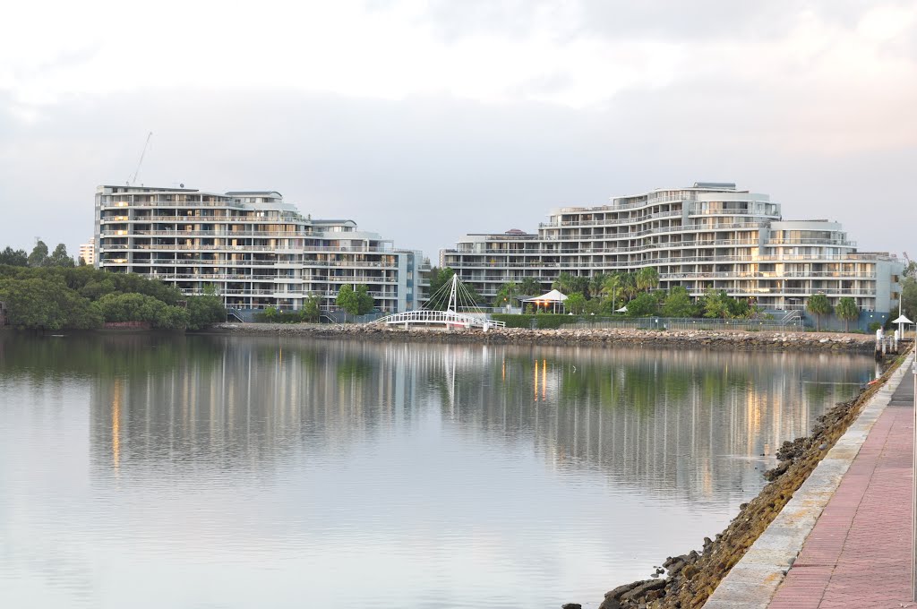 Residential apartments at Sydney Olympic park. by Jaideep Chaudhary