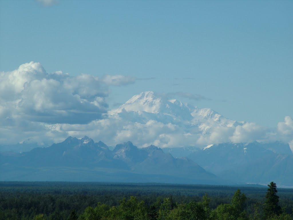 Mount McKinley from Talkeetna, Alaska by David Hawkridge