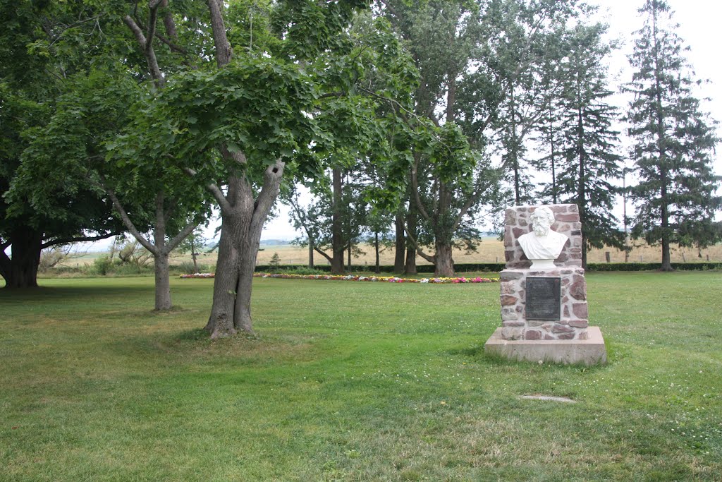 Grand Pre statue of Longfellow by amorgan