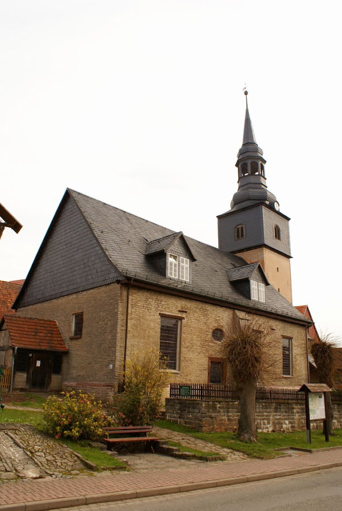 Ev. Dorfkirche St. Bartholomäus Hainrode (Harz) by Atheistin