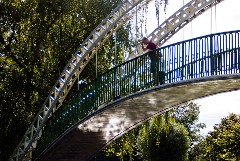 The Suspension Bridge, Bedford by Geoff Spivey