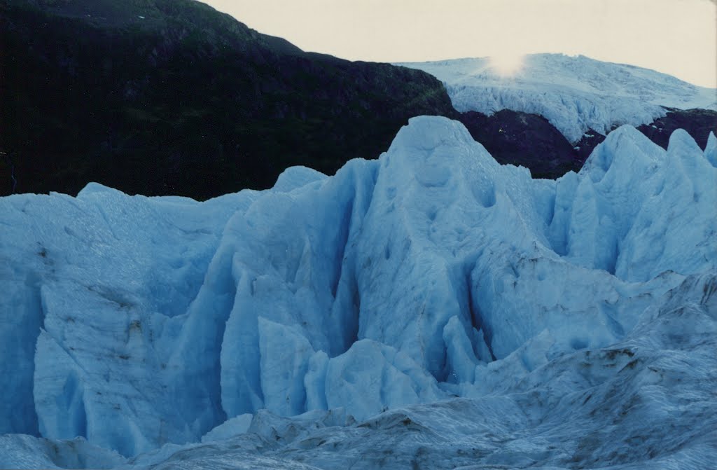 Exit Glacier - Kenai Fjord NP ALASKA Oct 1994 by Aryehchay