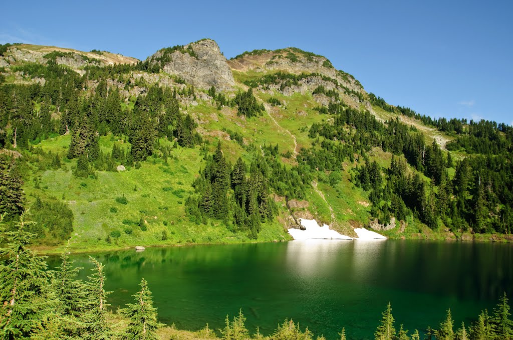 One of the Twin Lakes. by Ed McCarthy