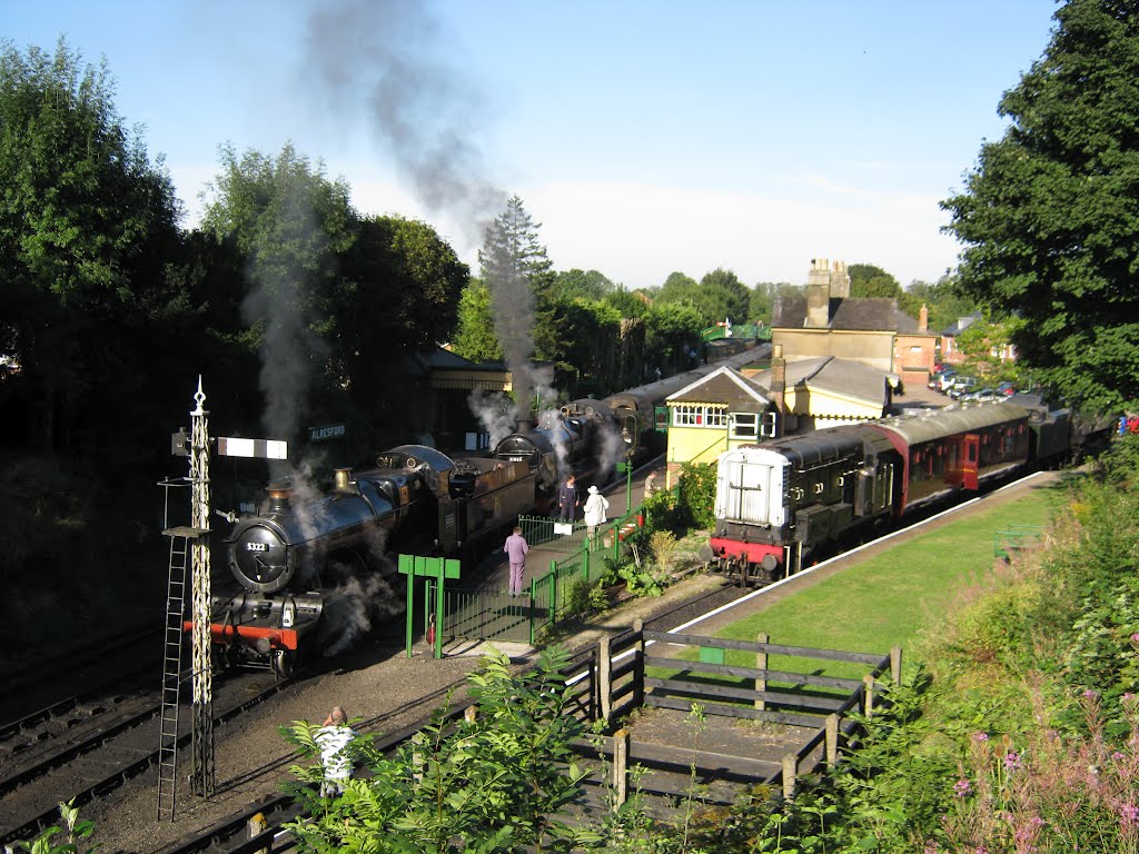 Arlesford Railway Station. by Bob&Anne Powell