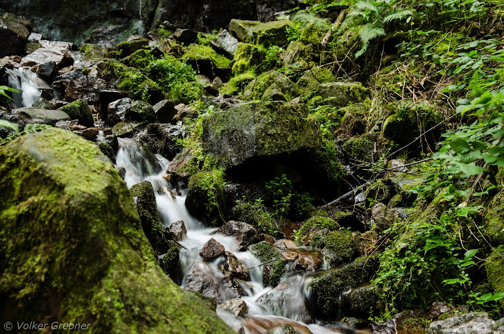 Burgbach (bei Bad Rippoldsau im Schwarzwald) unterhalb des Wasserfalls by VeeGee