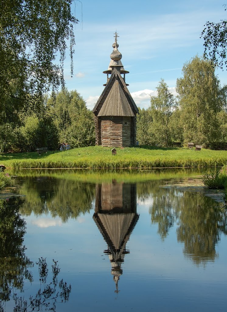 Кострома. Музей деревянного зодчества, церковь Спаса Всемилостивого из с. Фоминское by Alexander Khmelkov