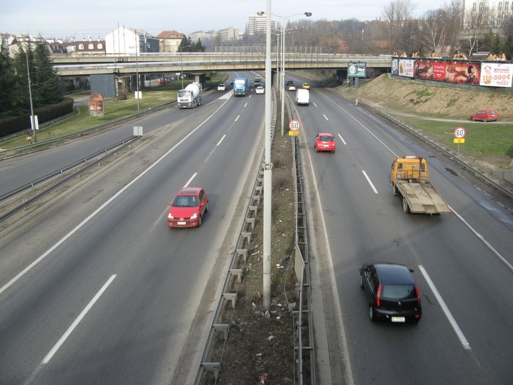 Beograd, pogled sa autokomande na autoput by de8j8a