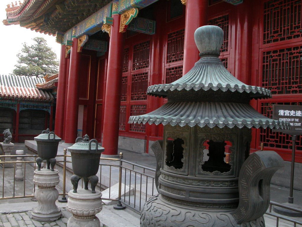 Lanterns in Forbiden Palace China by snorth