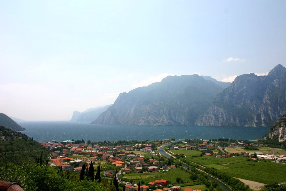 Gardasee - Blick auf Torbole by KH.Wegwitz