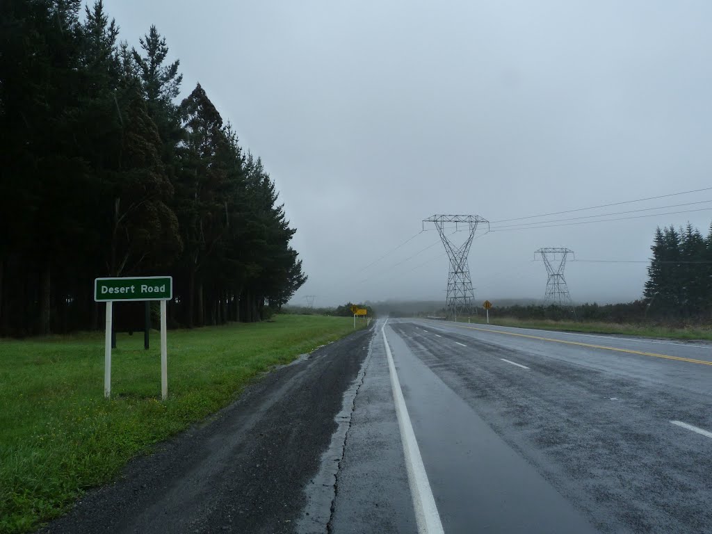 Desert road under the grey sky. by ☮Ronan 60 countries☮