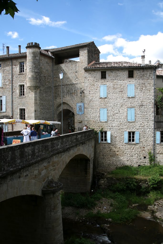 Largentière, Ardèche, Rhône-Alpes, France by Hans Sterkendries