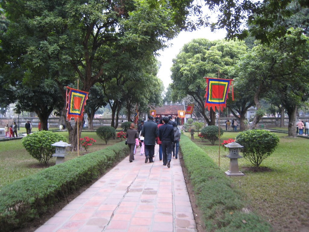 Temple of Literature in Hanoi by Tran Dung