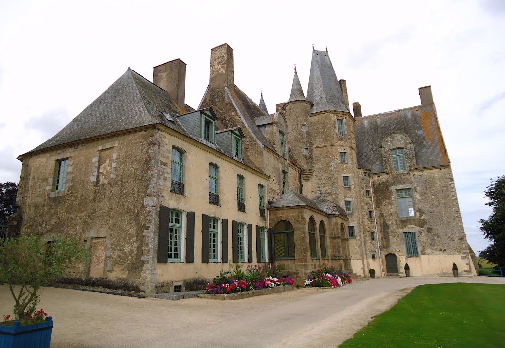 Les-Rochers-Sévigné, château, c. 1480-1510, XVIIe, XVIIIe et 1885 by Laclos