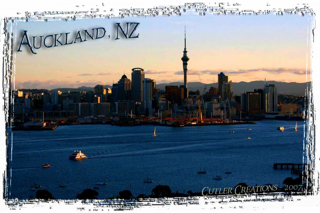 Greetings from Auckland, New Zealand! by Cutler Creations