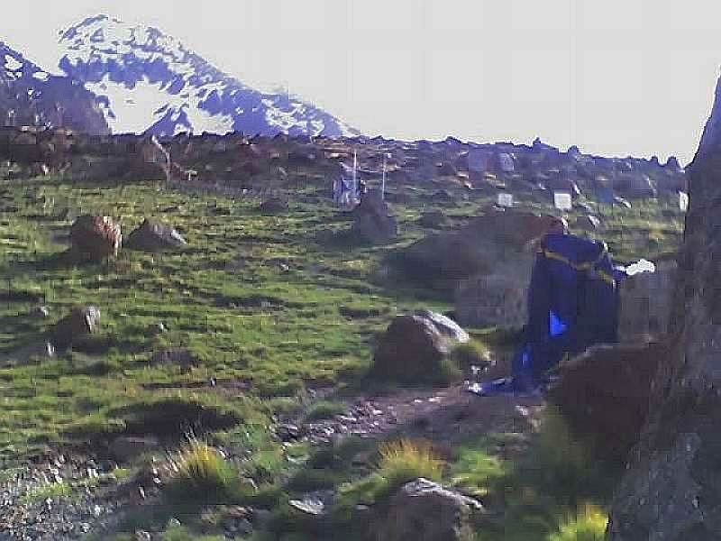 Sabalan Mountain from shelter قله سبلان از پناهگاه by tehr box