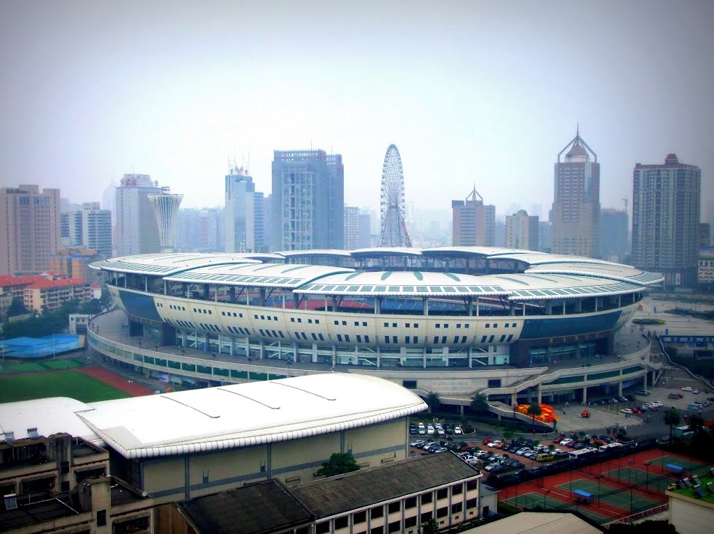 Helong Stadium(賀龍體育館), Hunan, China by cjlin