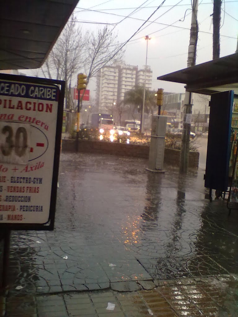 Lluvia en Mitre y Las Flores by sebamario