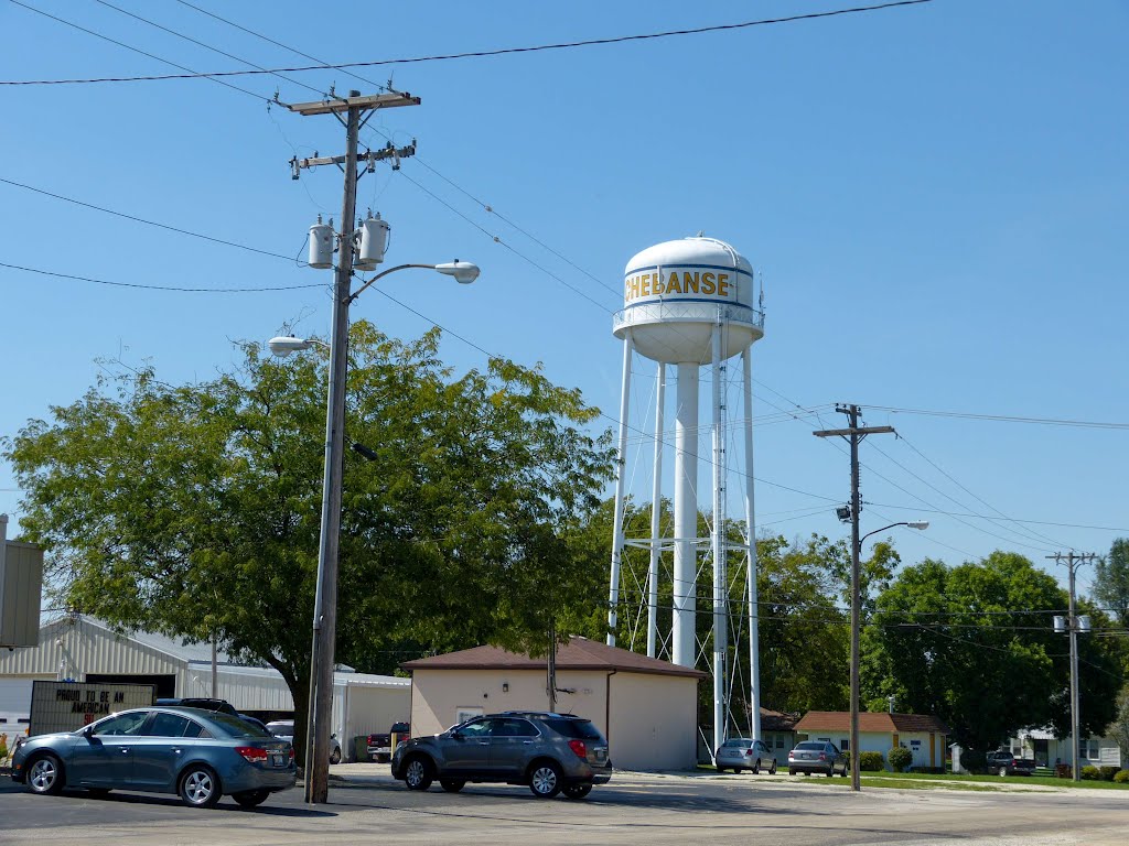 Chebanse Illinois water tower by D200DX