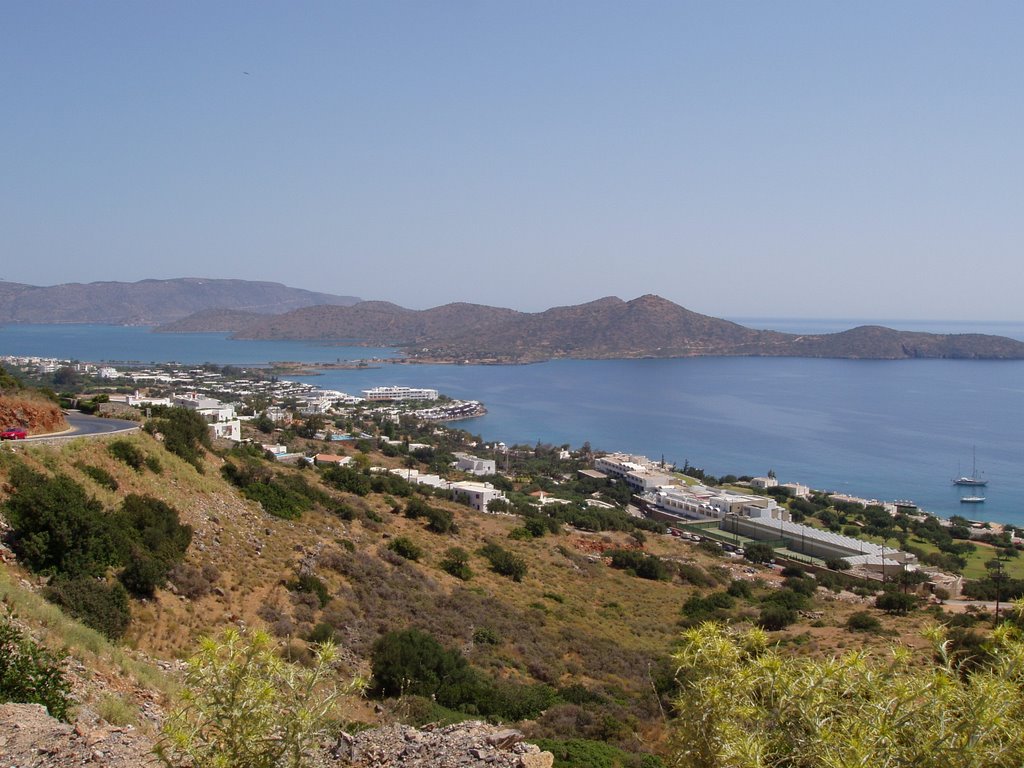 Veiw of Elounda, Crete by Brian Brady