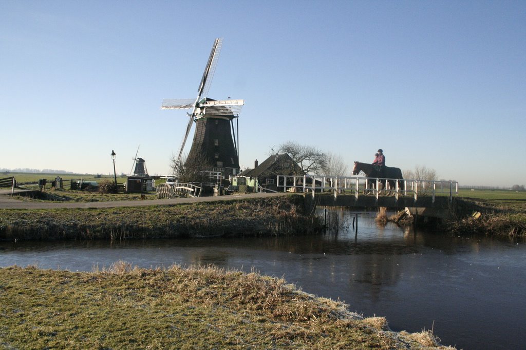 Aarlanderveen molenviergang molen 1 , 2 en (op de einder) 3 by paul wijnands