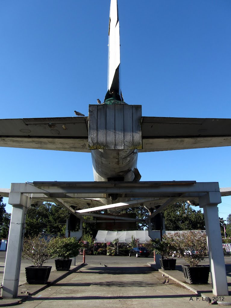 The Bomber at The Bomber Restaurant. Oak Grove, Oregon. September 1, 2012. by A. F. Litt