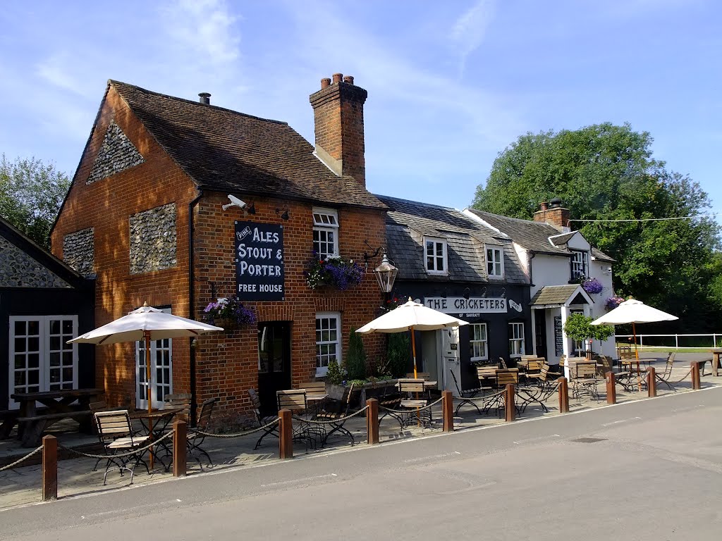 The Crcicketers Sarratt by Peter Gooding