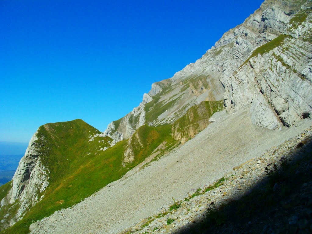 Grosses Band am Säntis (Tierwies - Öhrligrueb) by topweg.ch