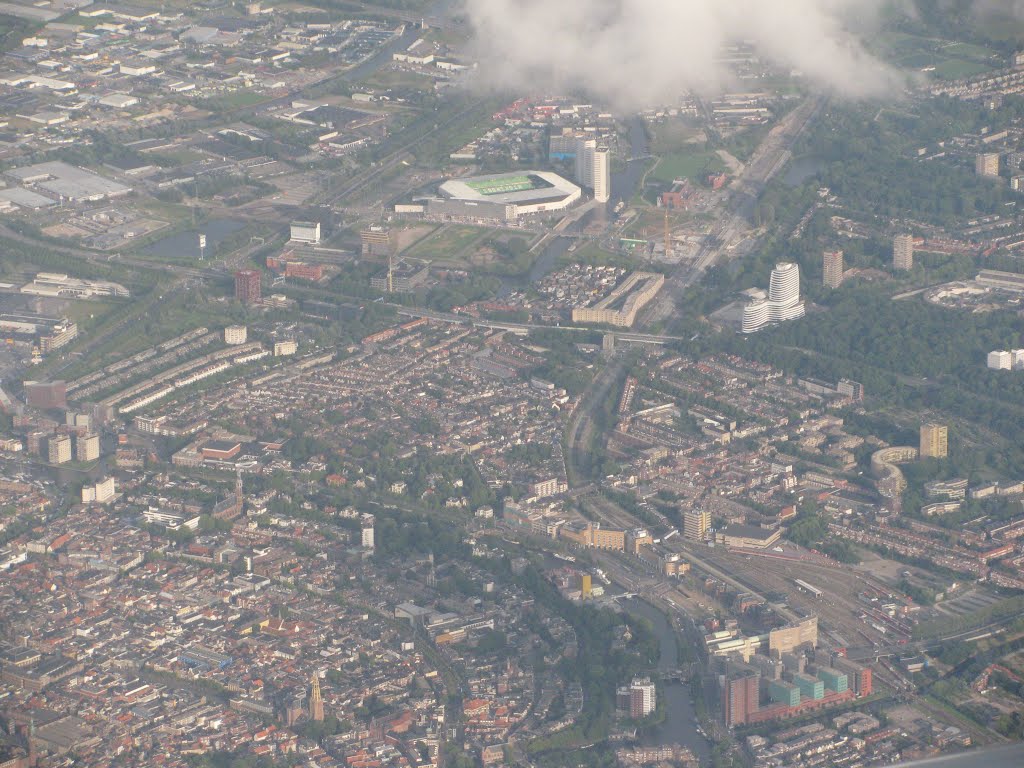 Groningen from the air by Panoronnio