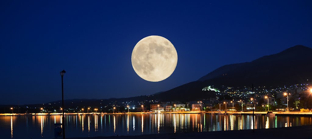 Πανσέληνος (Αυγουστος 2012) Πρώτο βραβείο (fool moon) Google-Panoramio 9/2012 First prize. by KKonstantopoulos