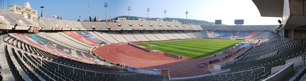 Olympic Stadium of Montjuic by Henrique Cepeda