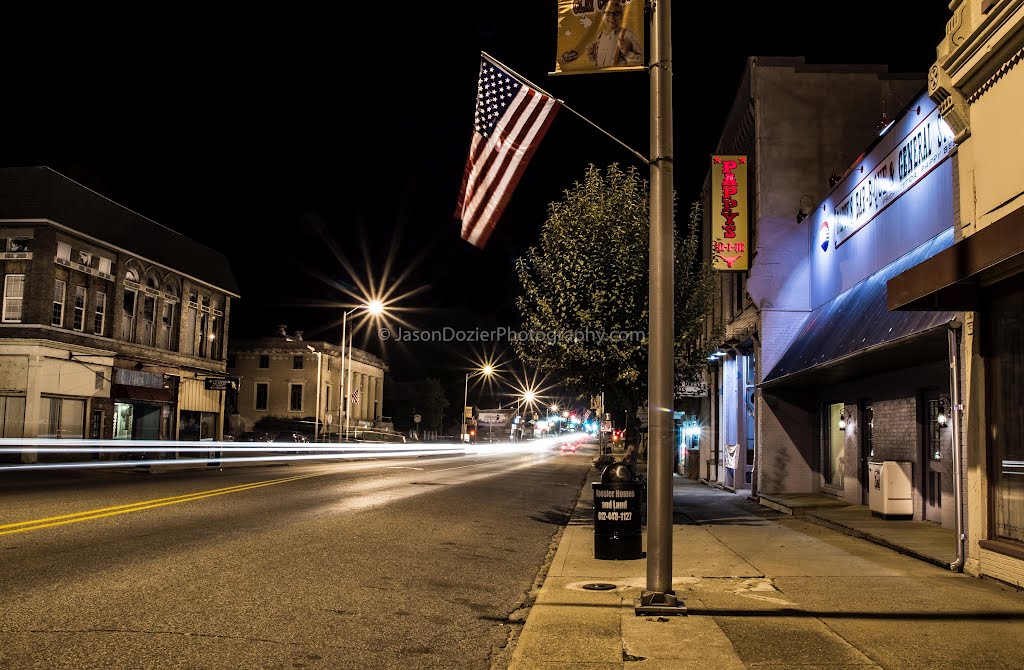 Downtown Brazil, Indiana by jasondozier