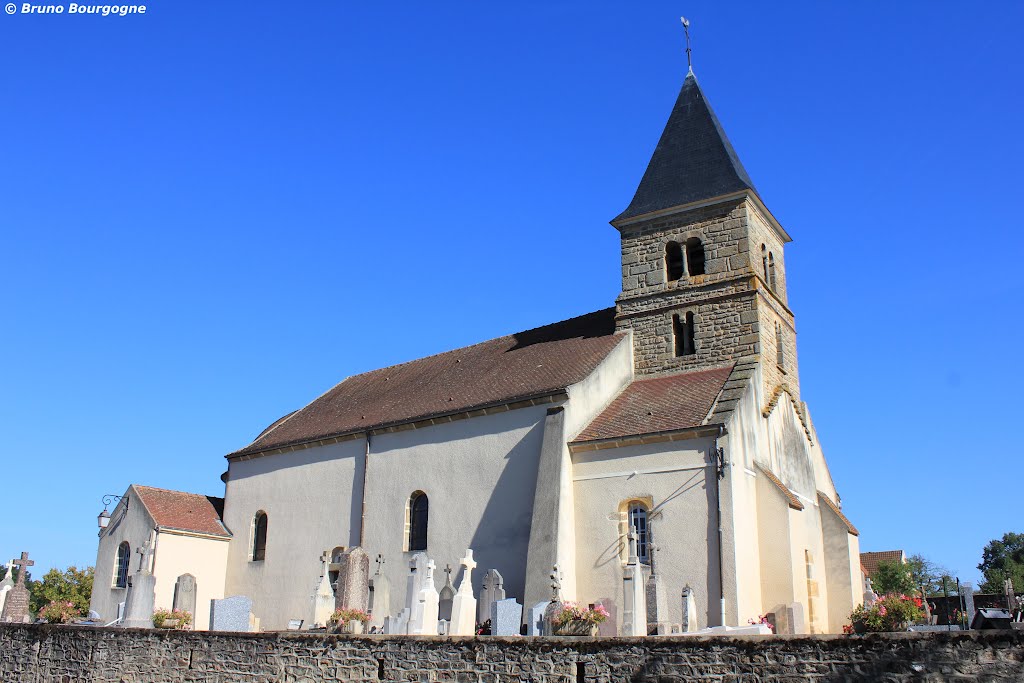 Eglise de Vaudebarrier by Bruno BOURGOGNE