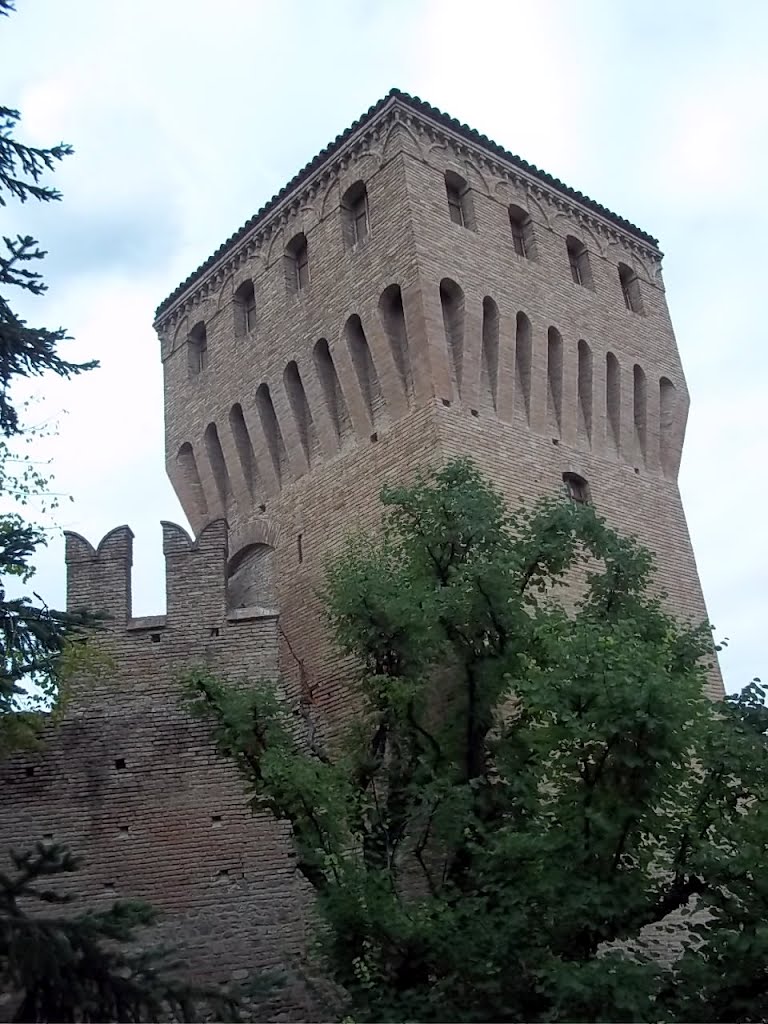 La Torre del Mastio del Castello di Formigine, da fuori le mura by mirtillause