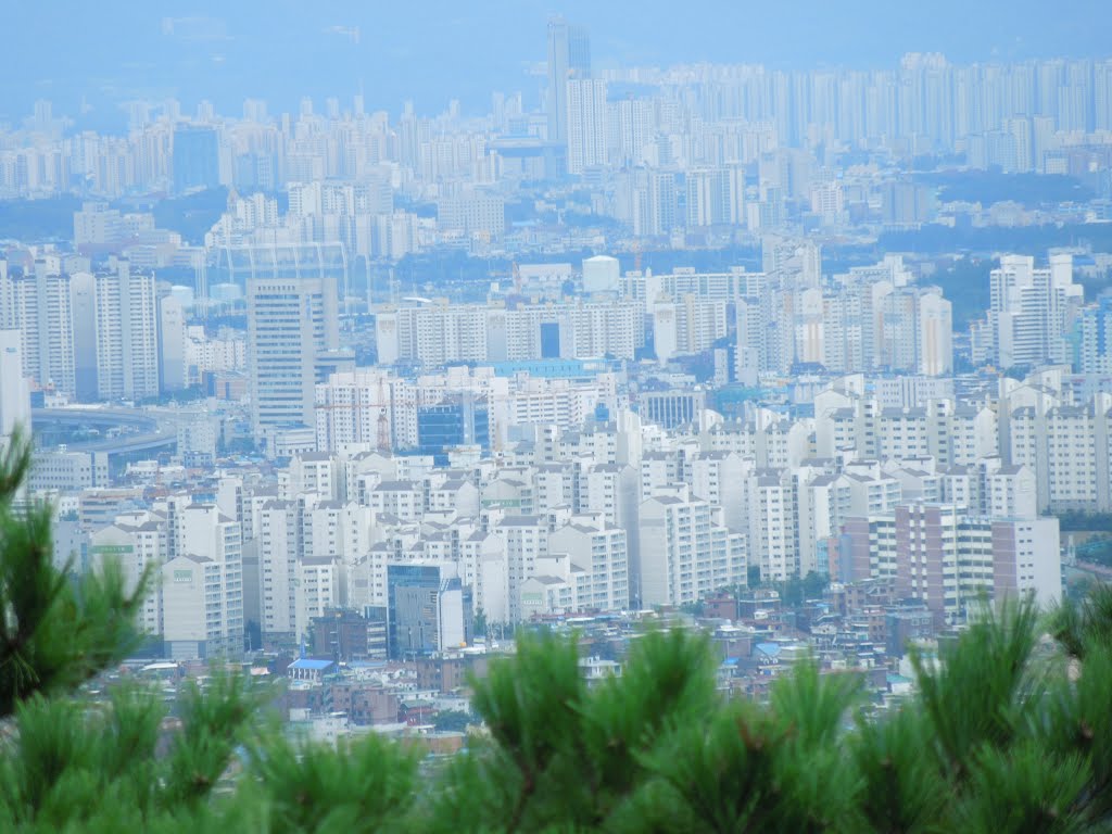 View from Bugak Haneul Trail 북악하늘길 조망 by plumgarden