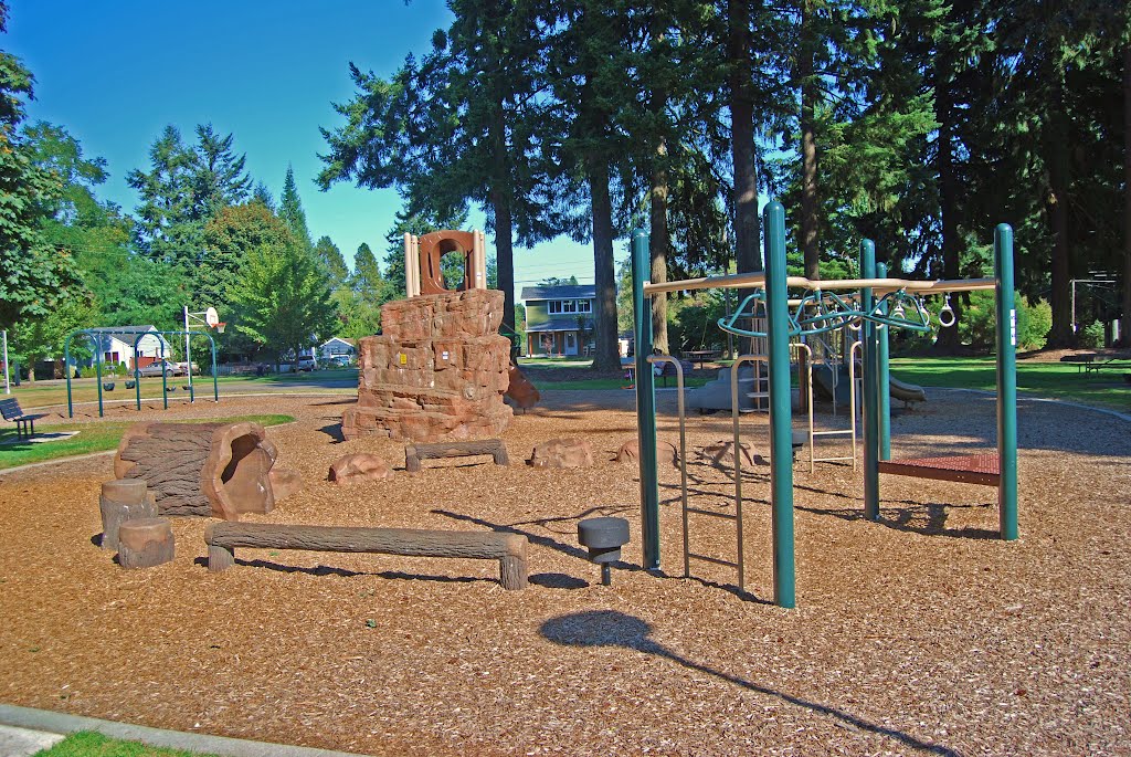 Playground area, Lions Park by Jim Nieland