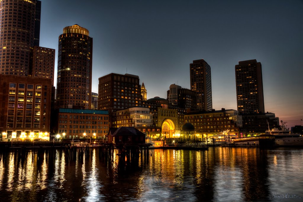 Boston Skyline by vkalathil