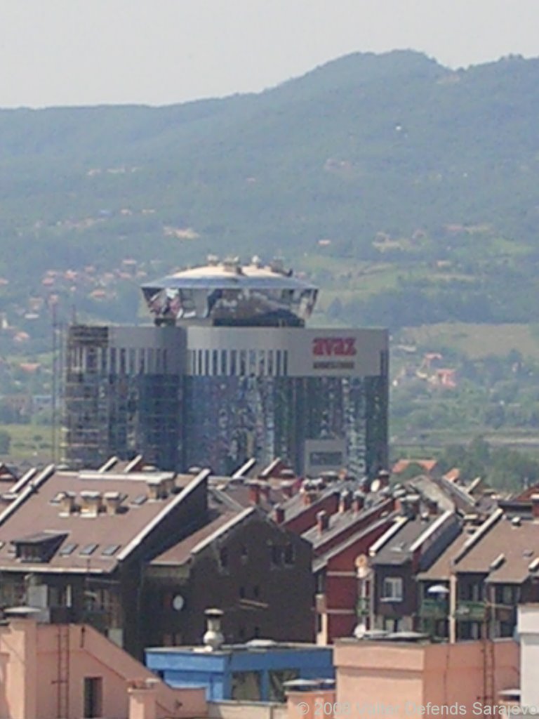 Avaz Business Center Under Construction by Valter Defends Sarajevo