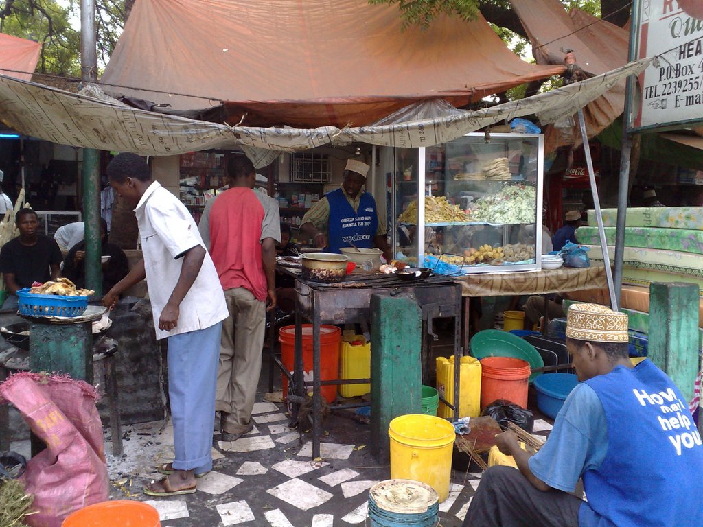 Market at Stone Town, Zanzibar by OskarH